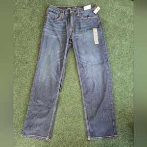 Old Navy Men's Dark Blue Straight Jeans